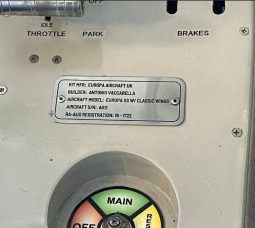 Europa XS – Conventional Tailwheel full