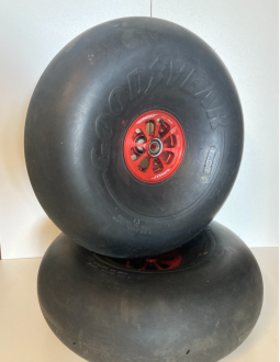 2 x Goodyear Blimp tyres with 2 x Beringer 6″ Rims new